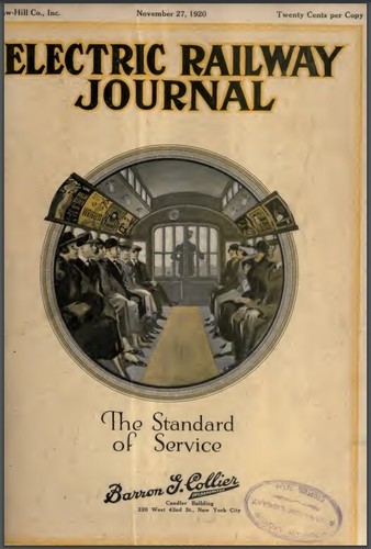 Electric railway journal 1920s - journal,