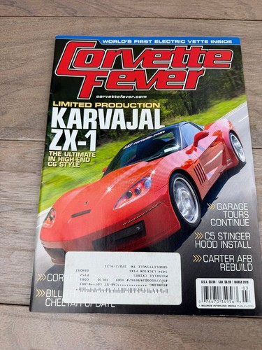 Corvette fever magazine march - fever,