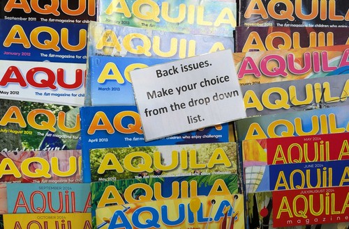 Aquila magazine back issues - back,