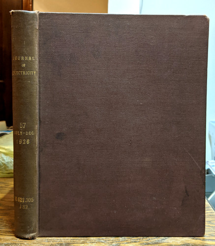 Rare 1926 journal - journal, of